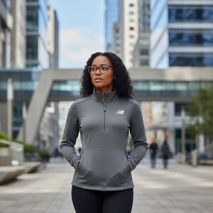 New Balance Womens Lightweight Solid Half Zip🏃🏾‍♀️